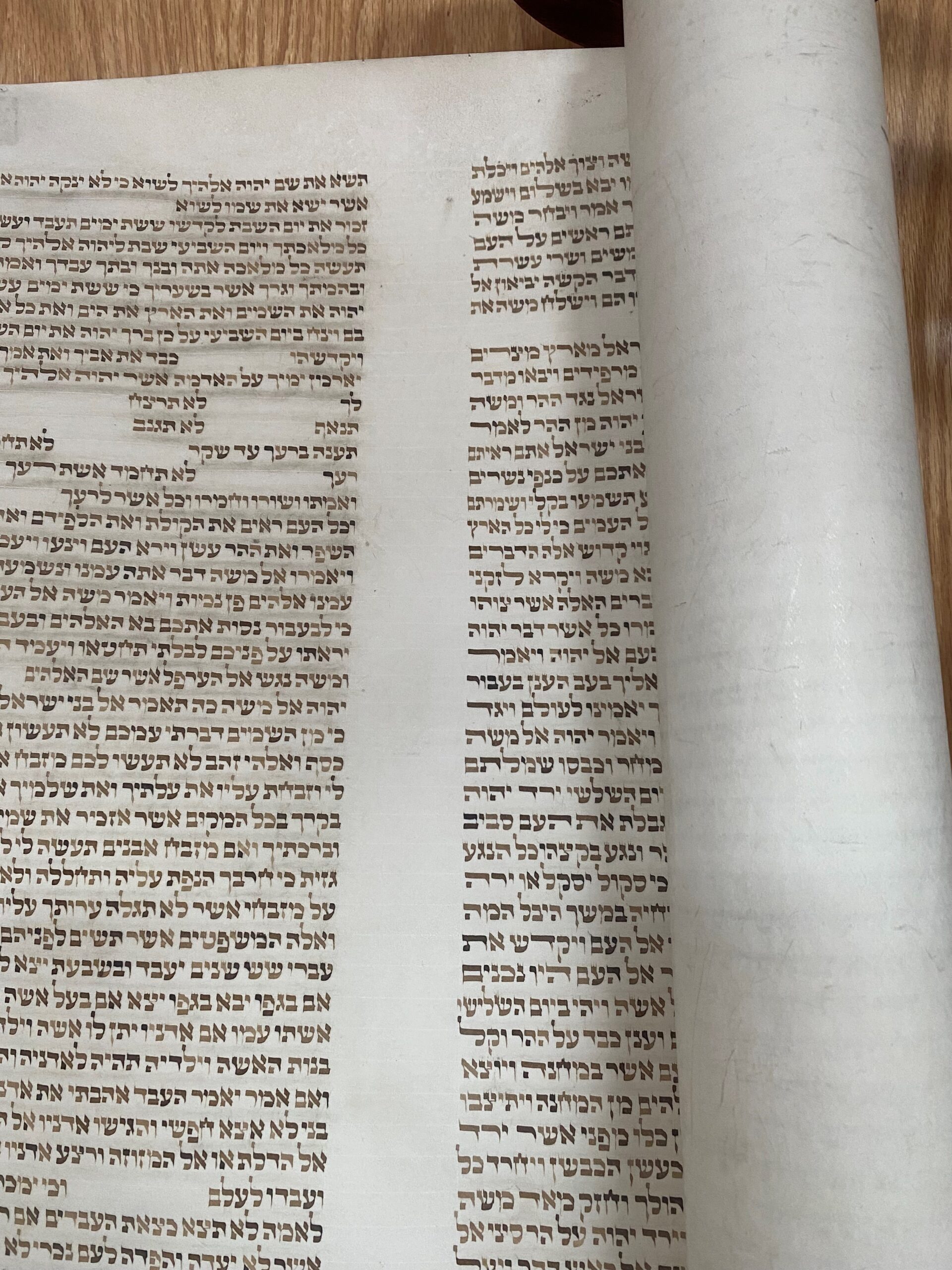 Czech Torah Scroll #124 - Temple Am Echad The South Shore Reform  Congregation
